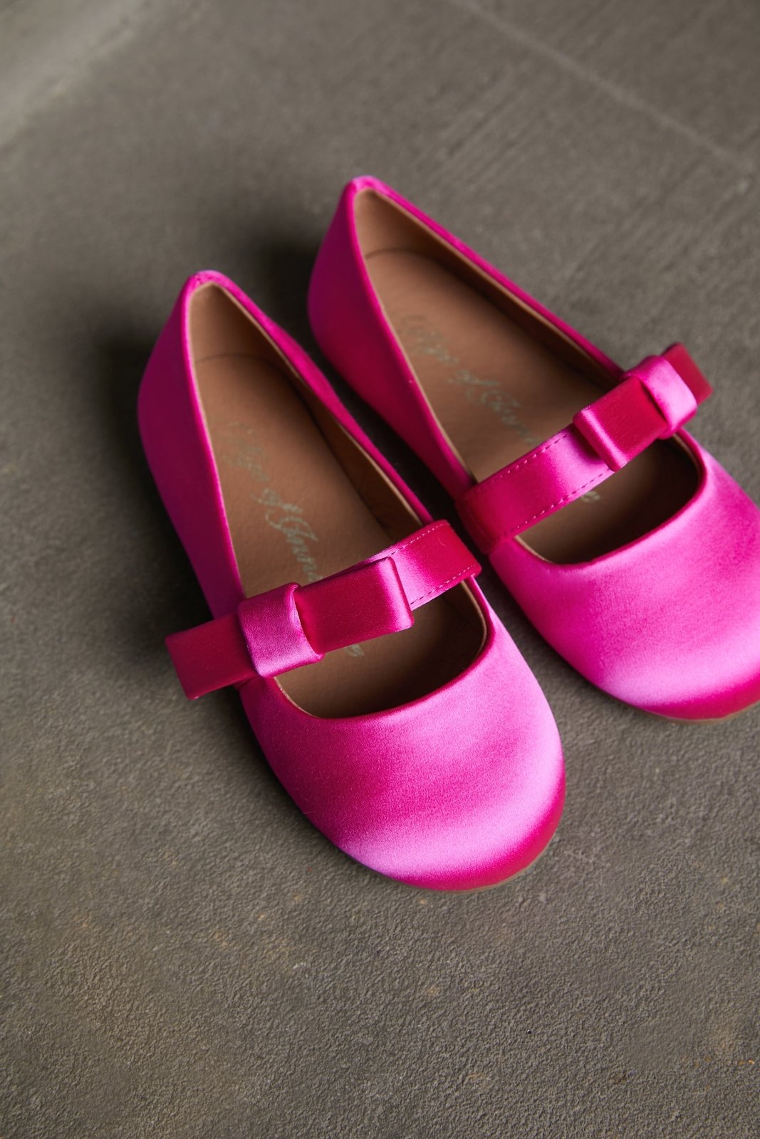 Mia Satin Fuchsia Shoes Shoes Age of Innocence