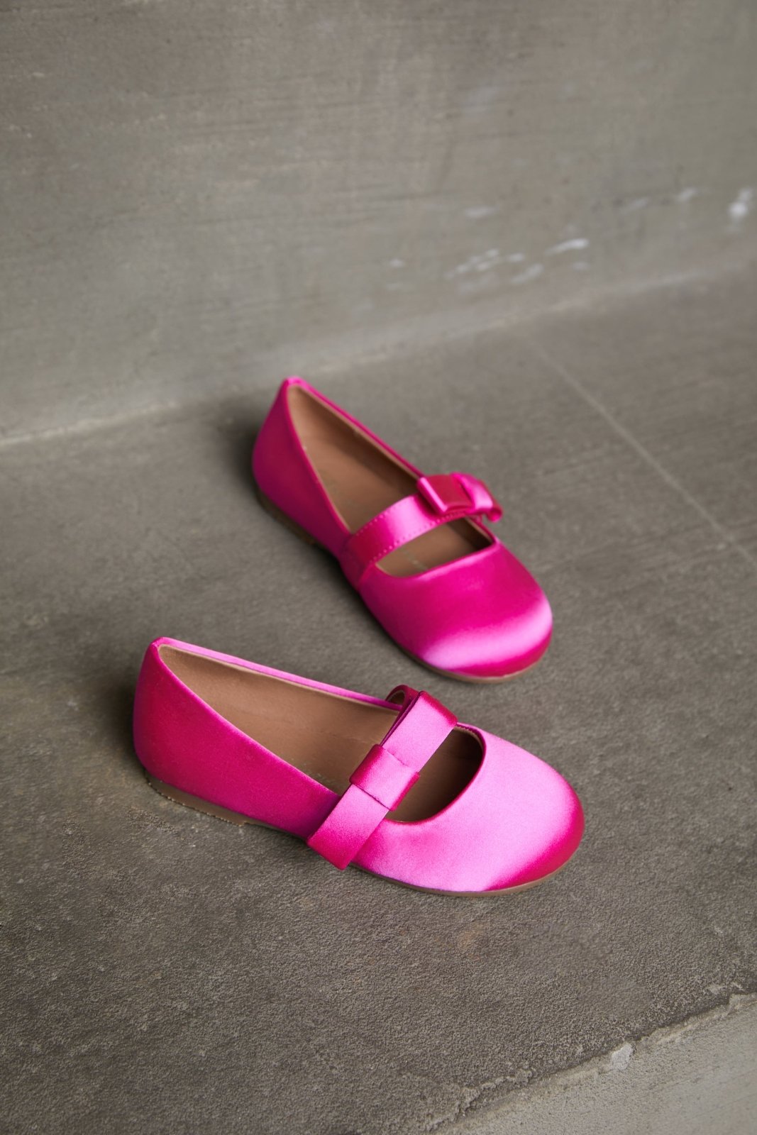 Mia Satin Fuchsia Shoes Shoes Age of Innocence
