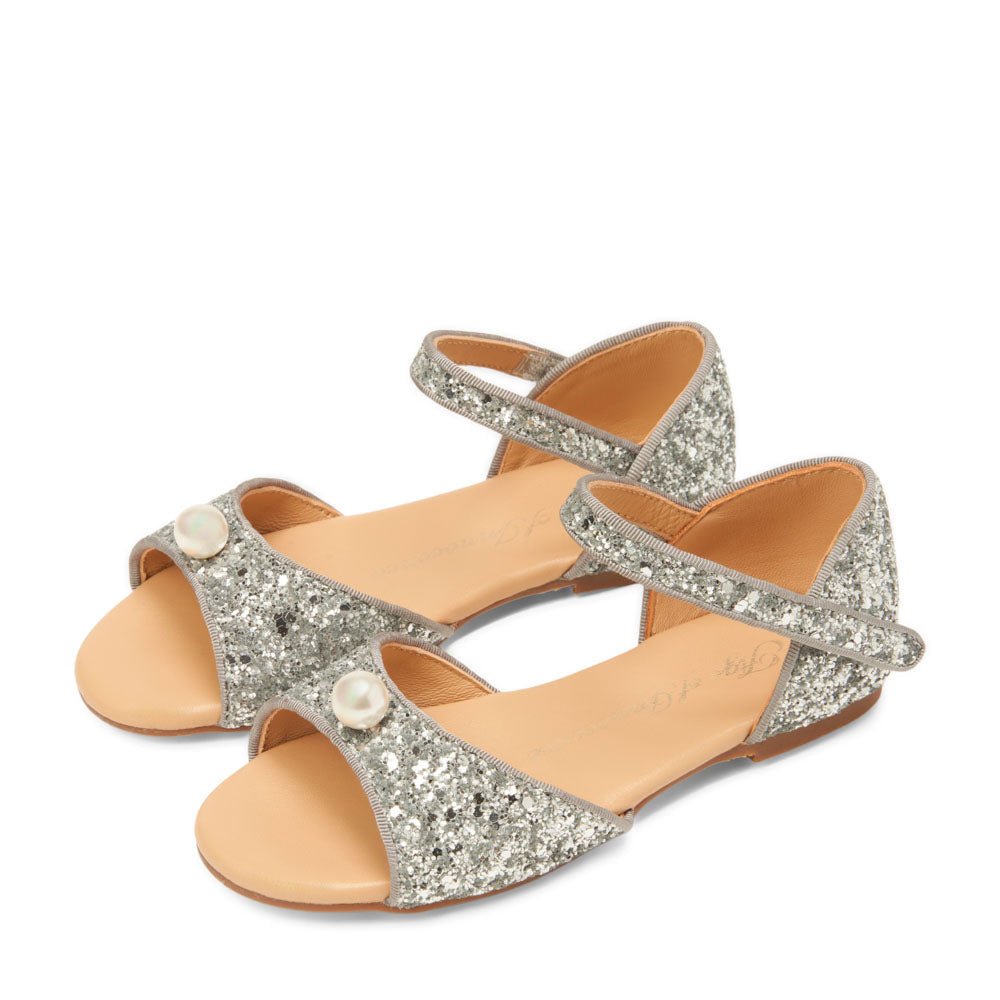 Mila Glitter Silver Sandals Sandals Age of Innocence