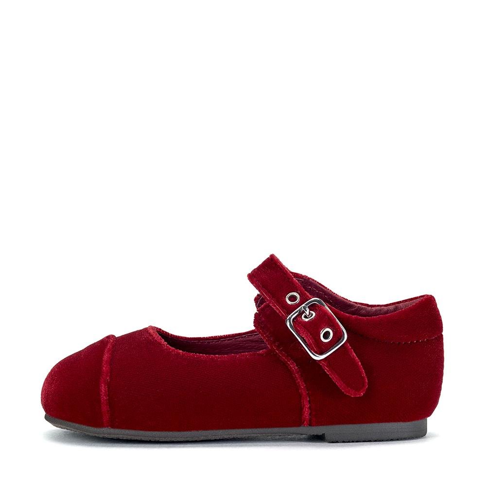 Jenny Velvet Red Shoes Shoes Age of Innocence