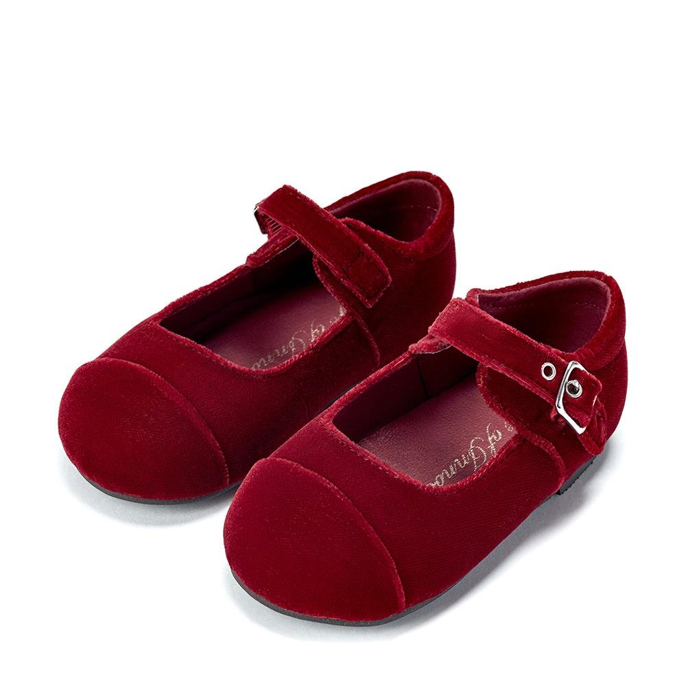 Jenny Velvet Red Shoes Shoes Age of Innocence