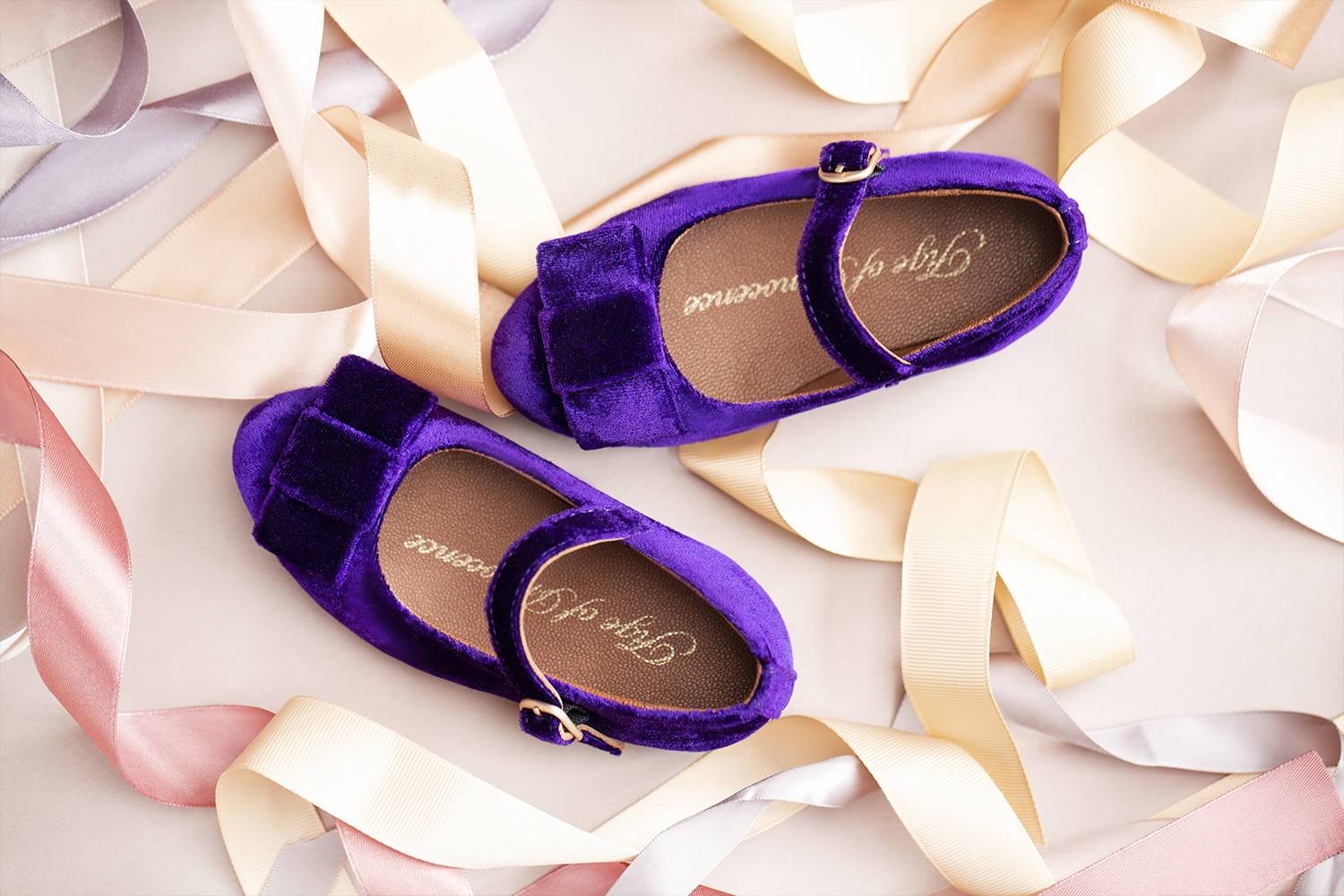 3 cool looks with our velvet violet Ellen shoes - Age of Innocence