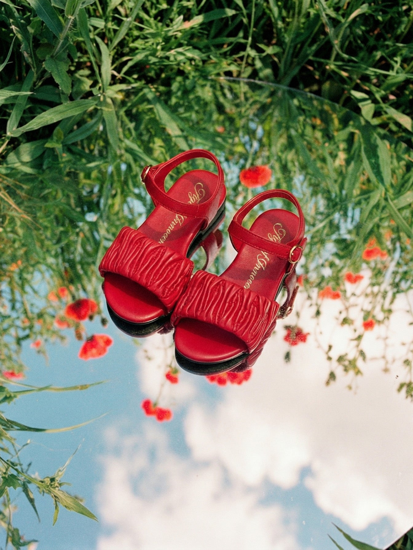 Tanya Red Sandals Sandals Age of Innocence