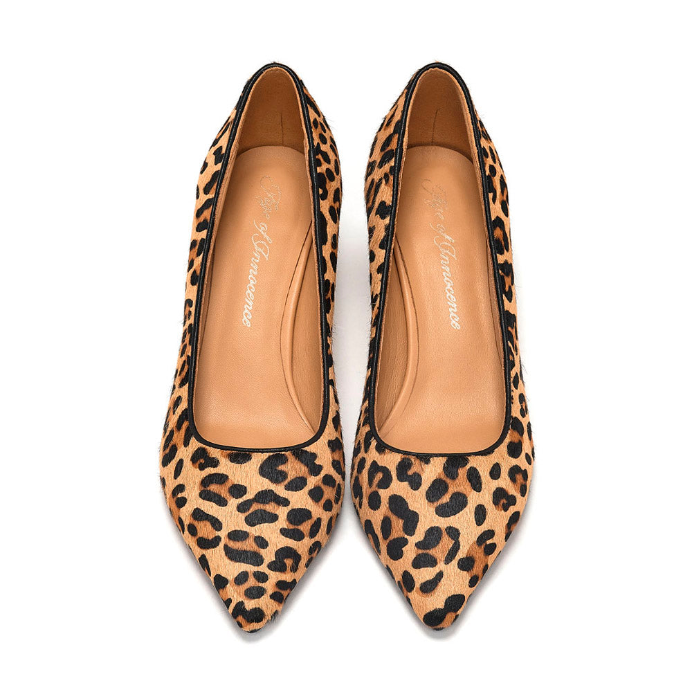 Jacqueline Animal Print Shoes by Age of Innocence