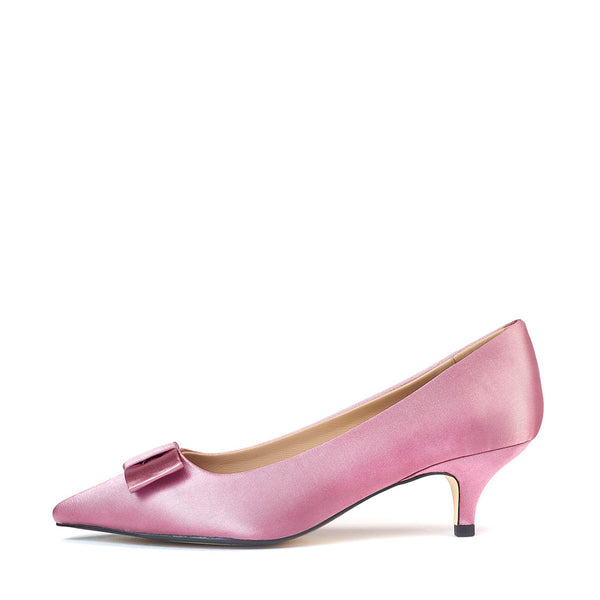 Jacqueline Satin Pink Shoes by Age of Innocence