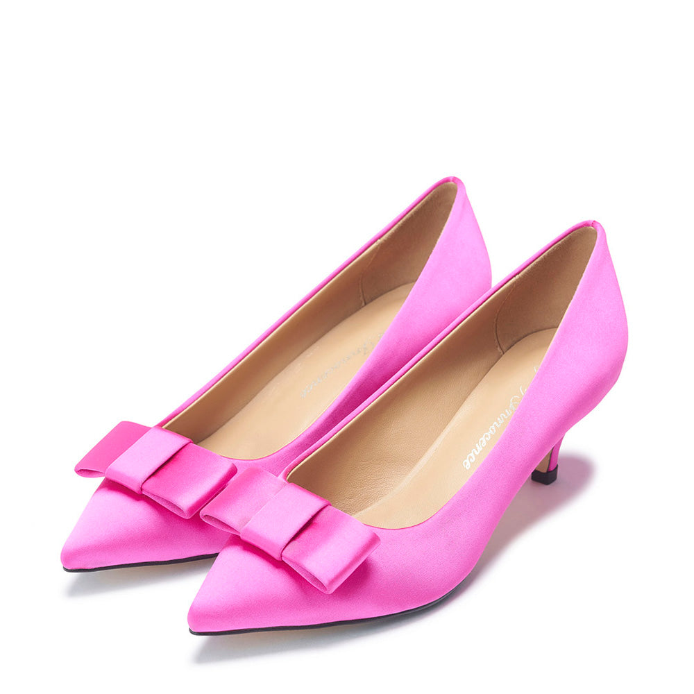 Jacqueline Satin Fuchsia Shoes Age of Innocence Women