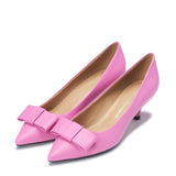 Jacqueline Leather Fuchsia Shoes by Age of Innocence