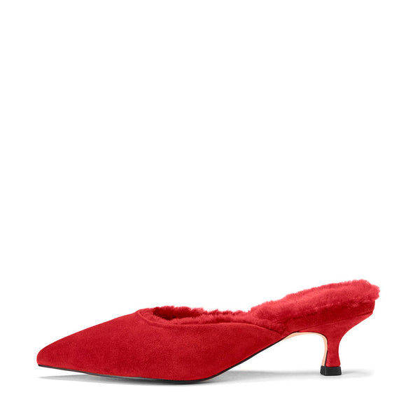 Brenda 2.0 Red Mules by Age of Innocence