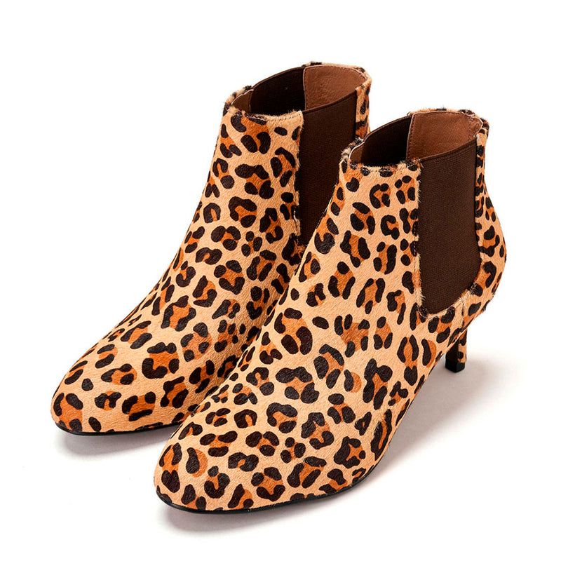 Alba Animal Print Boots by Age of Innocence