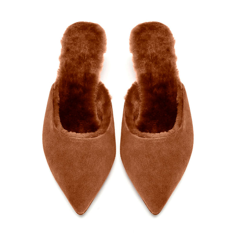 Brenda 2.0 Chocolate Mules by Age of Innocence