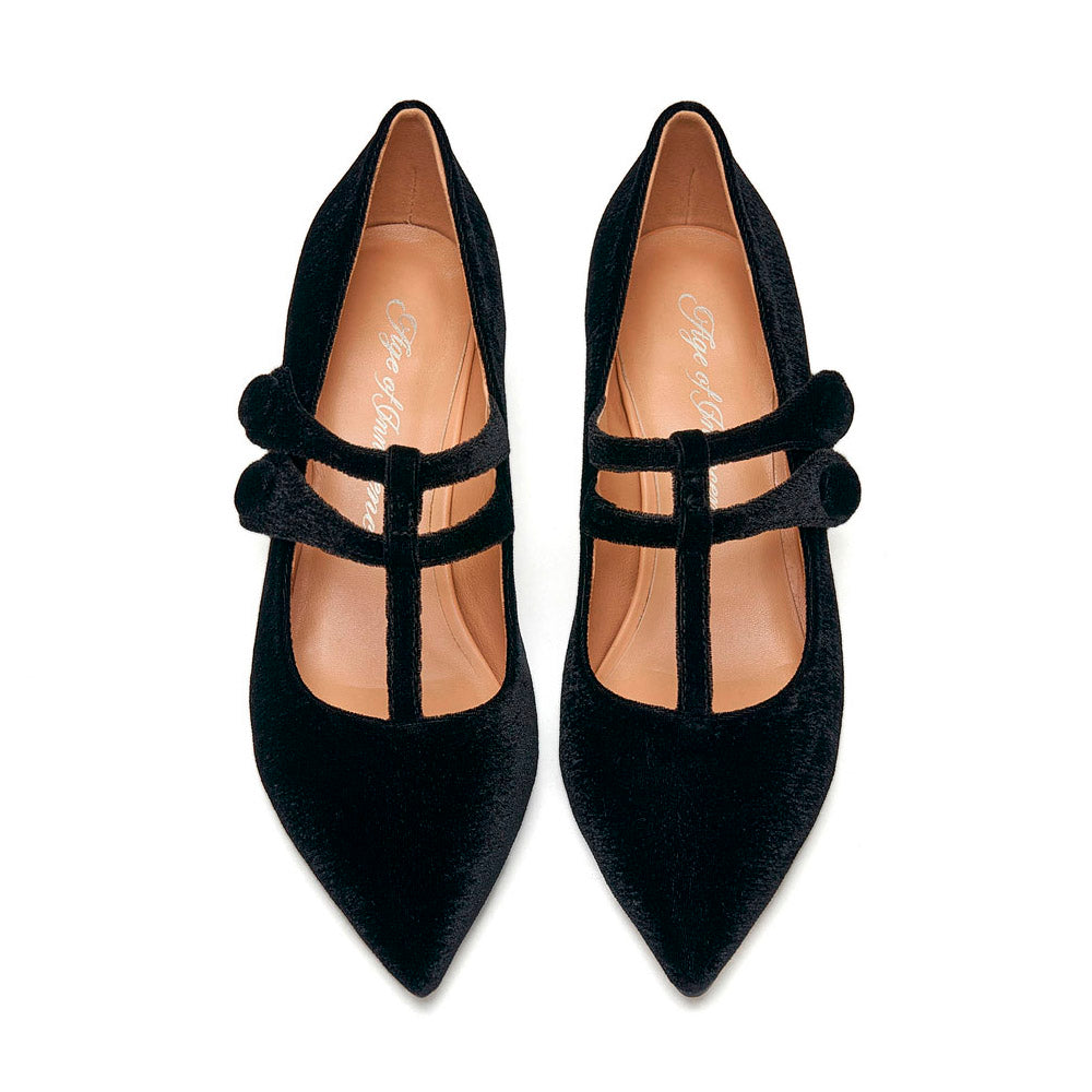 Colette Black Shoes Age of Innocence Women