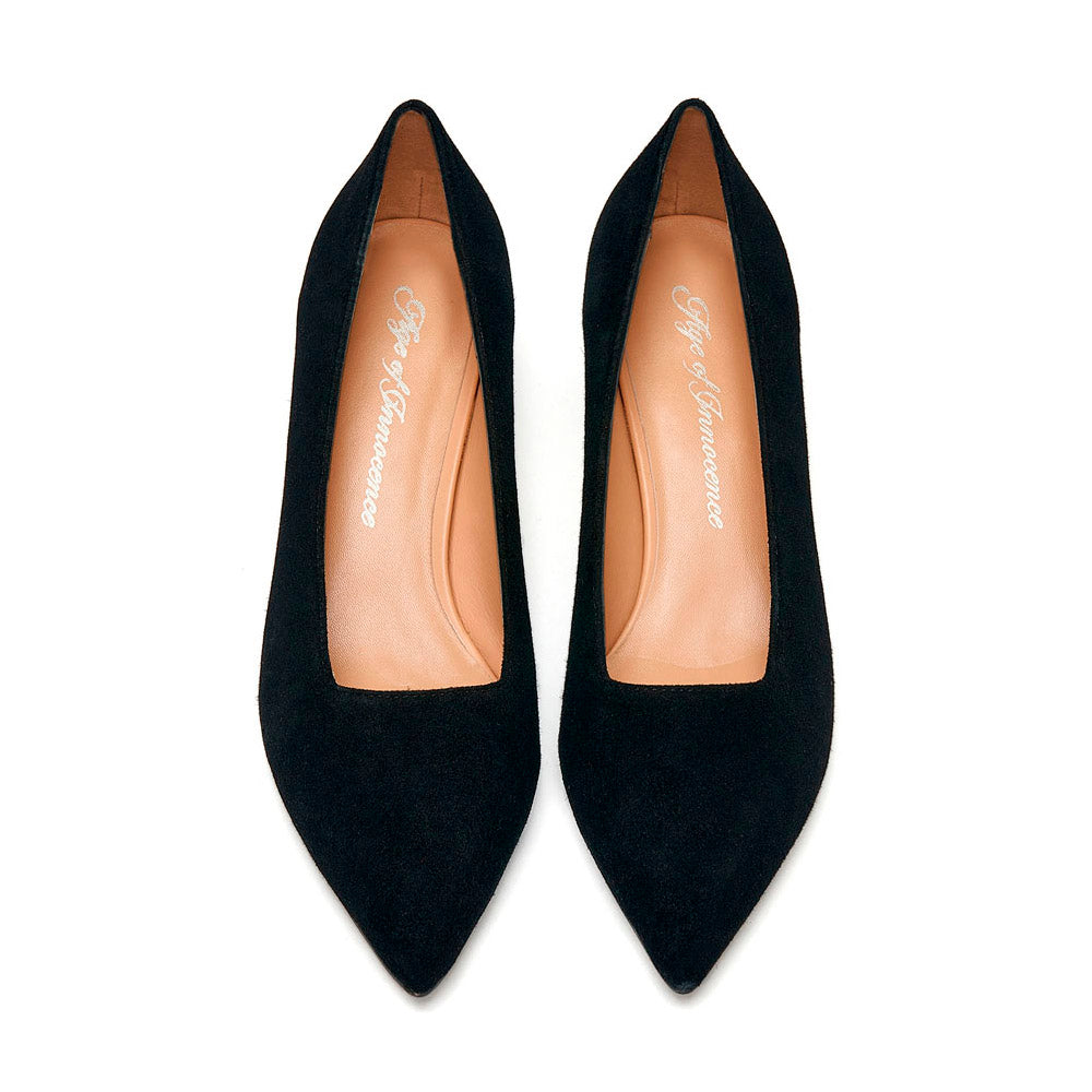 Andrea Black Shoes Age of Innocence Women