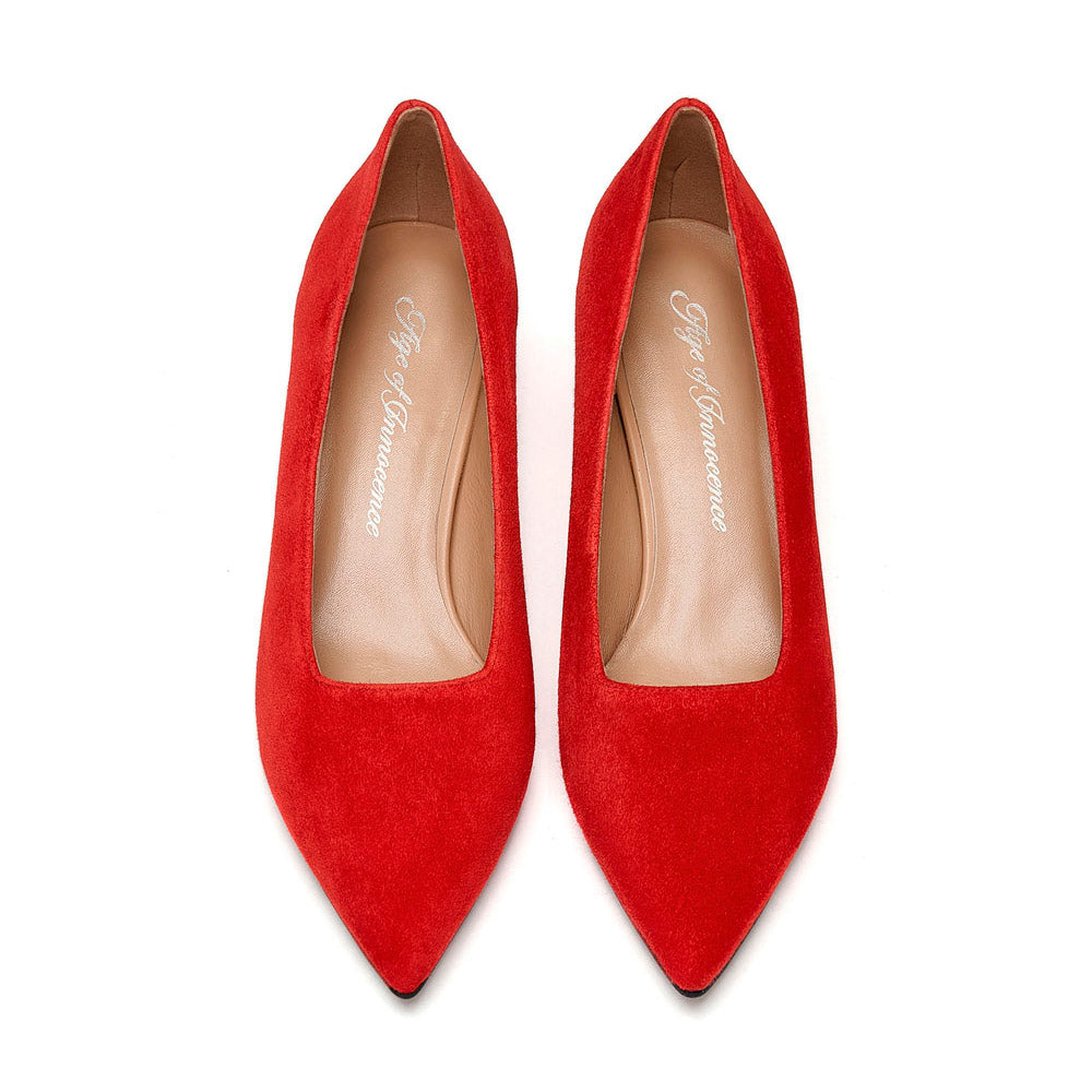 Andrea Red Shoes Age of Innocence Women