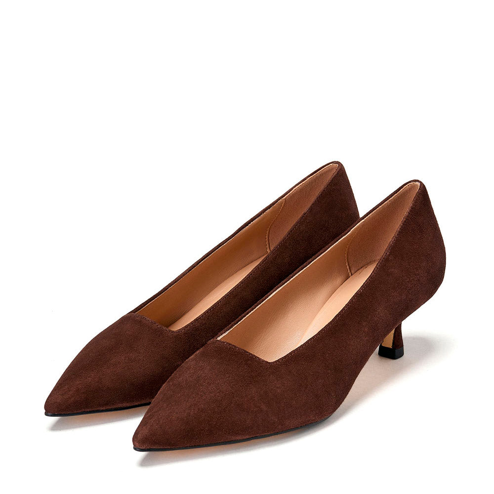 Andrea Chocolate Shoes Age of Innocence Women