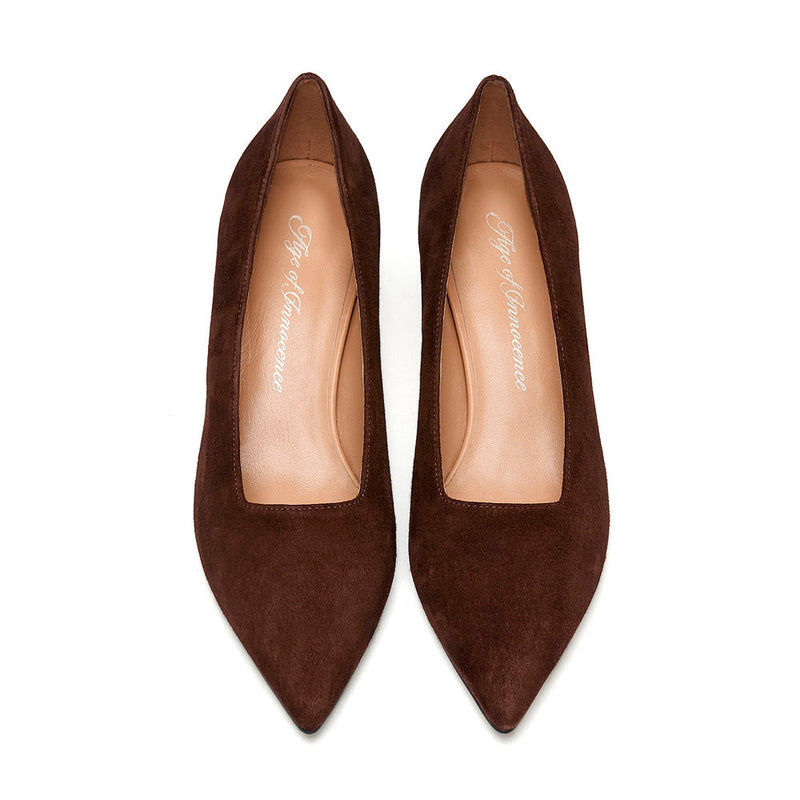 Andrea Chocolate Shoes by Age of Innocence