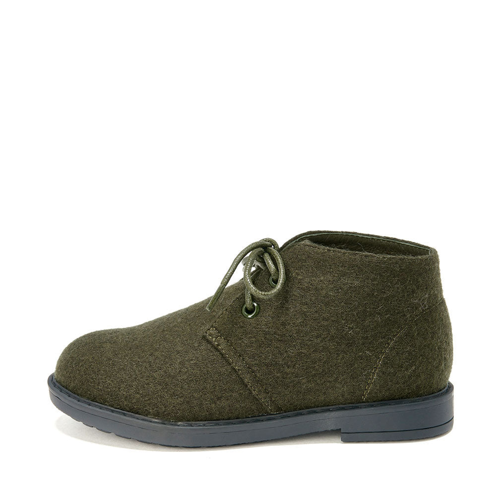 Hugh Wool Khaki Boots Boots GENTS by Age of Innocence