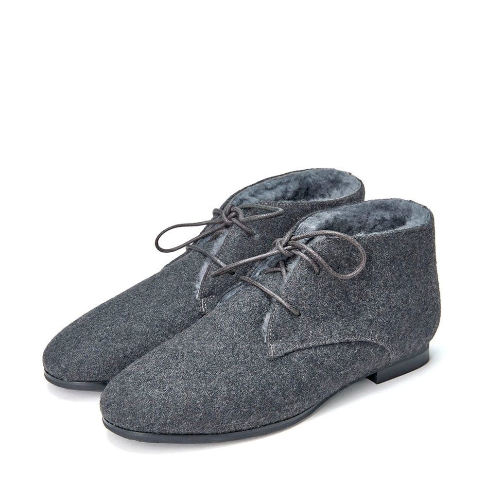 Brooke Wool Grey Boots Age of Innocence Women