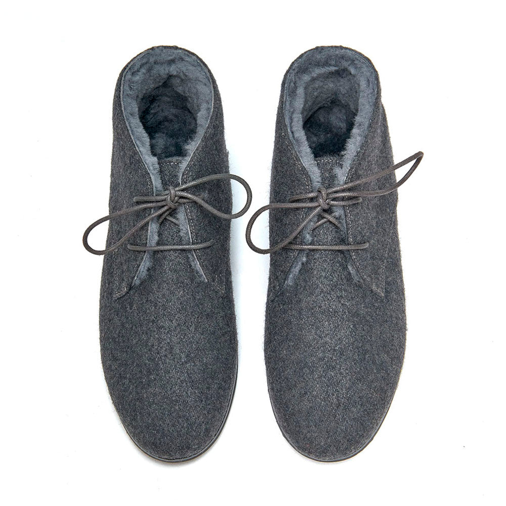 Brooke Wool Grey Boots by Age of Innocence