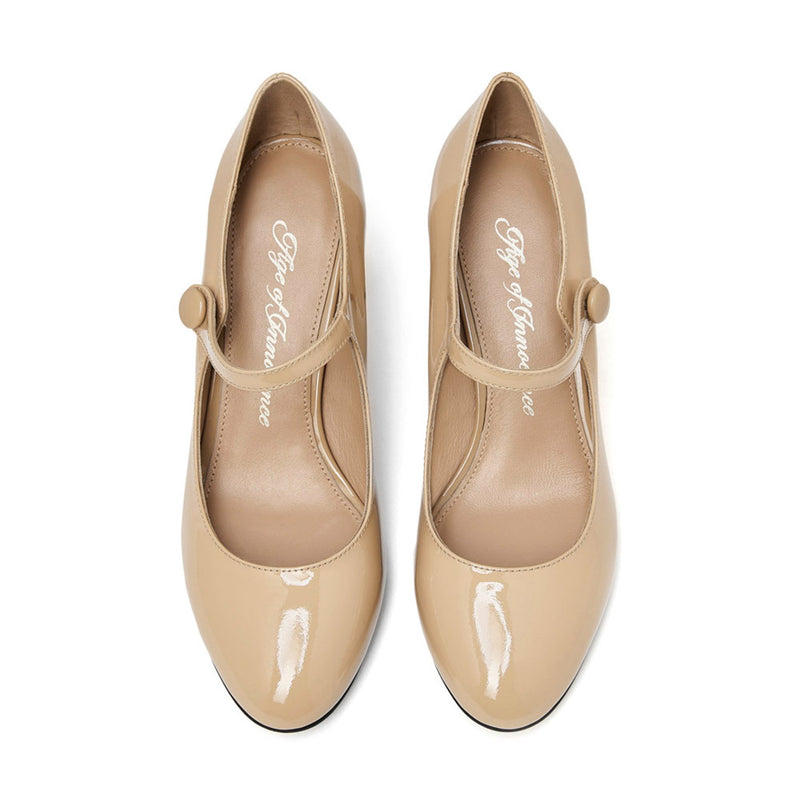Gemma PL Beige Shoes by Age of Innocence