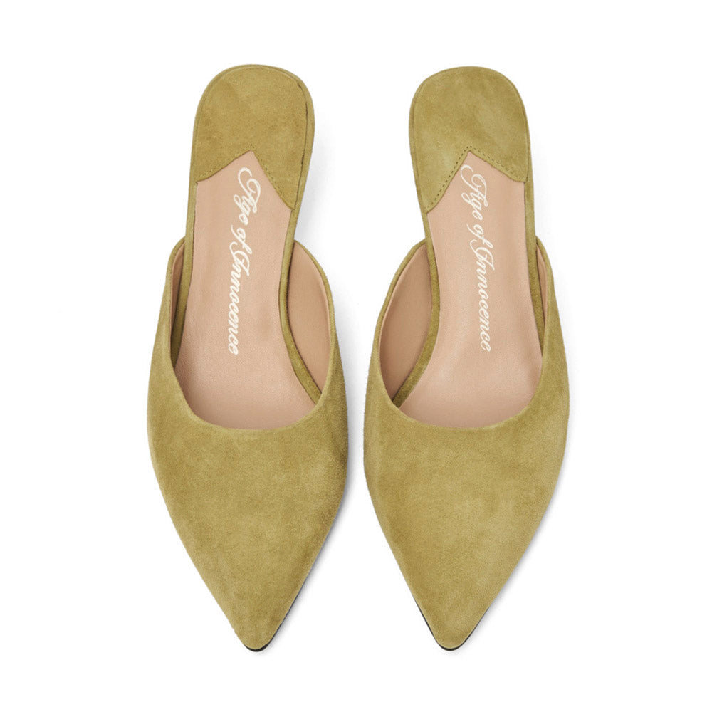 Brenda Green Mules Age of Innocence Women