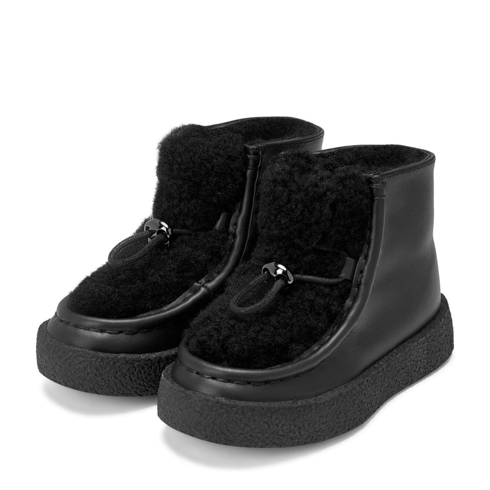Aspen Leather Black/Black Boots
