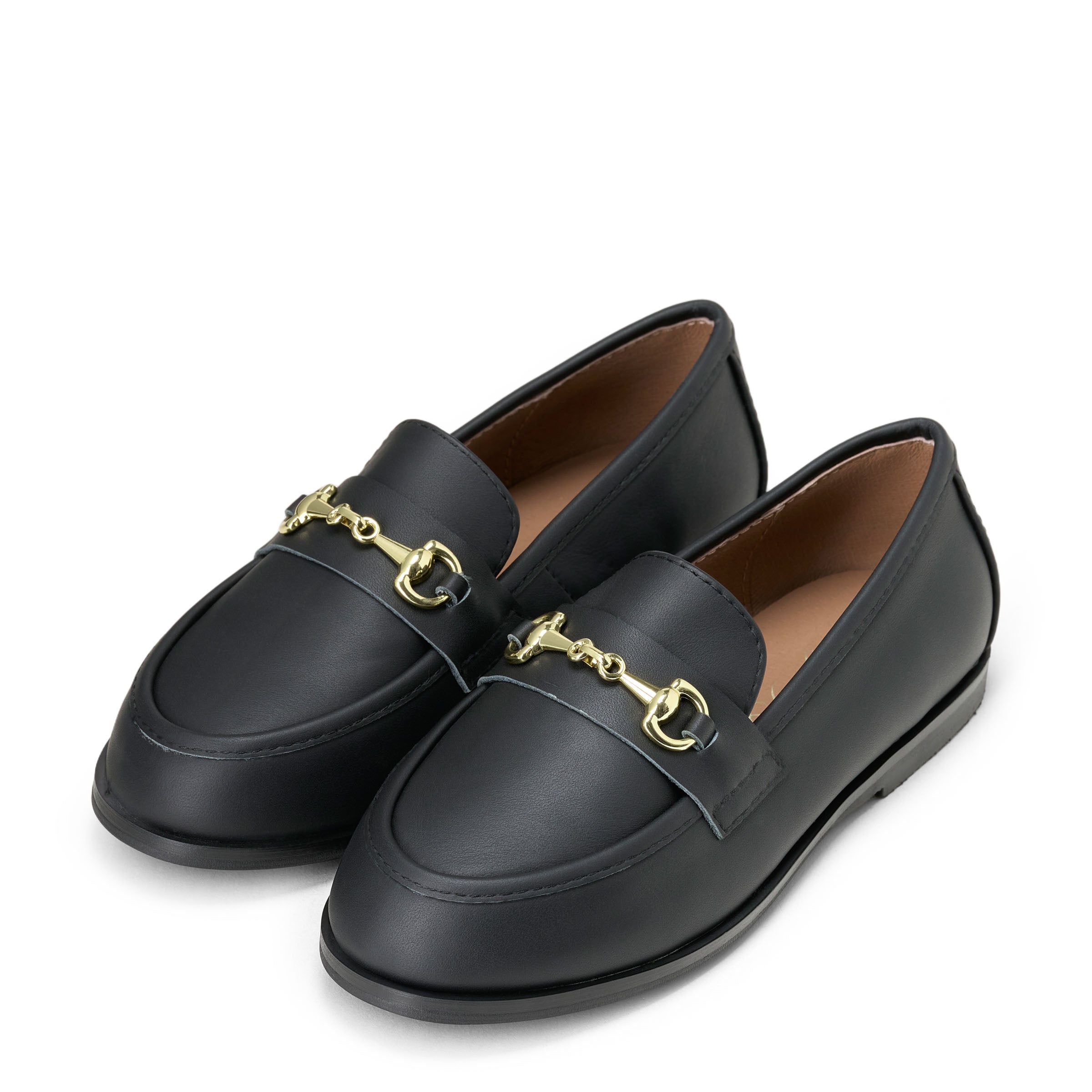 Priscilla Leather Black Shoes