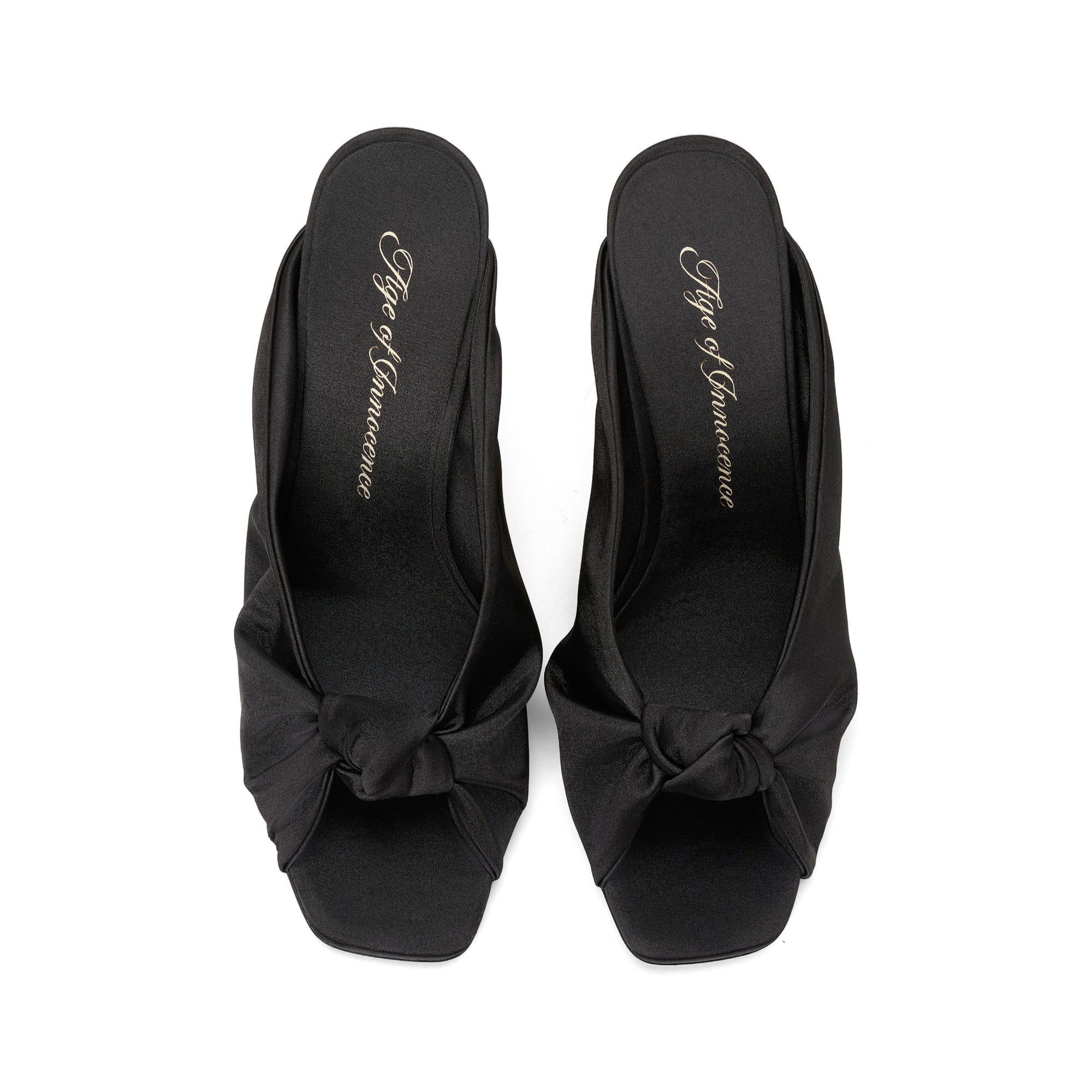 Cindy Black Mules Mules Age of Innocence Women
