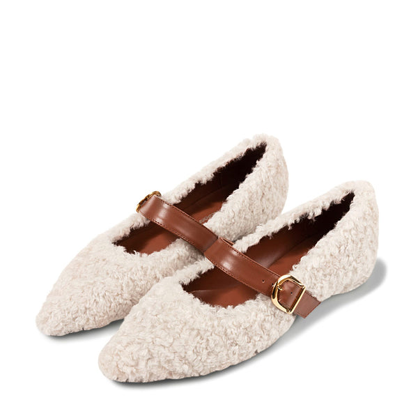 Buffy 2.0 White/Camel Shoes by Age of Innocence