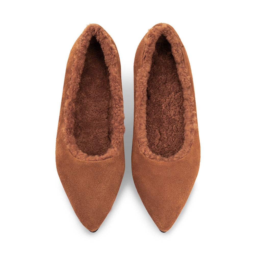 Anais Camel Shoes by Age of Innocence