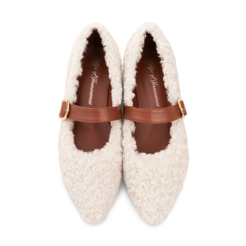 Buffy 2.0 White/Camel Shoes by Age of Innocence