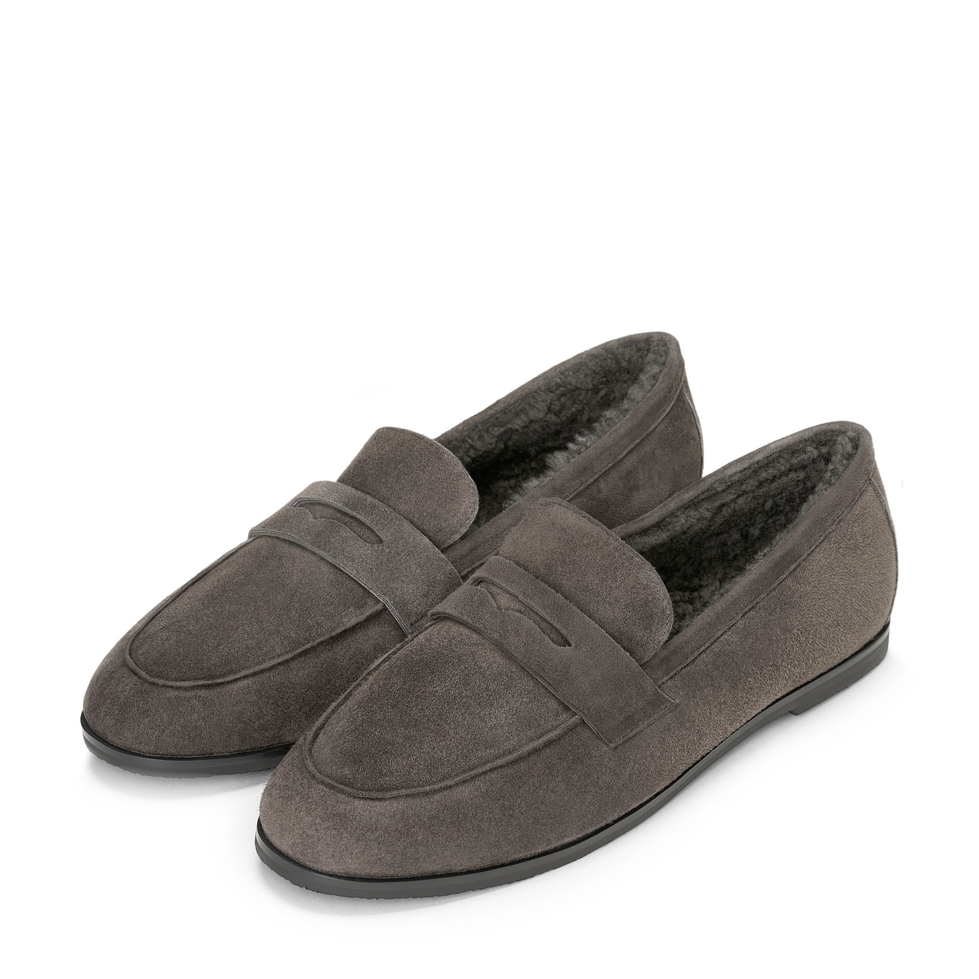 Farley Winter Dark Grey Loafers