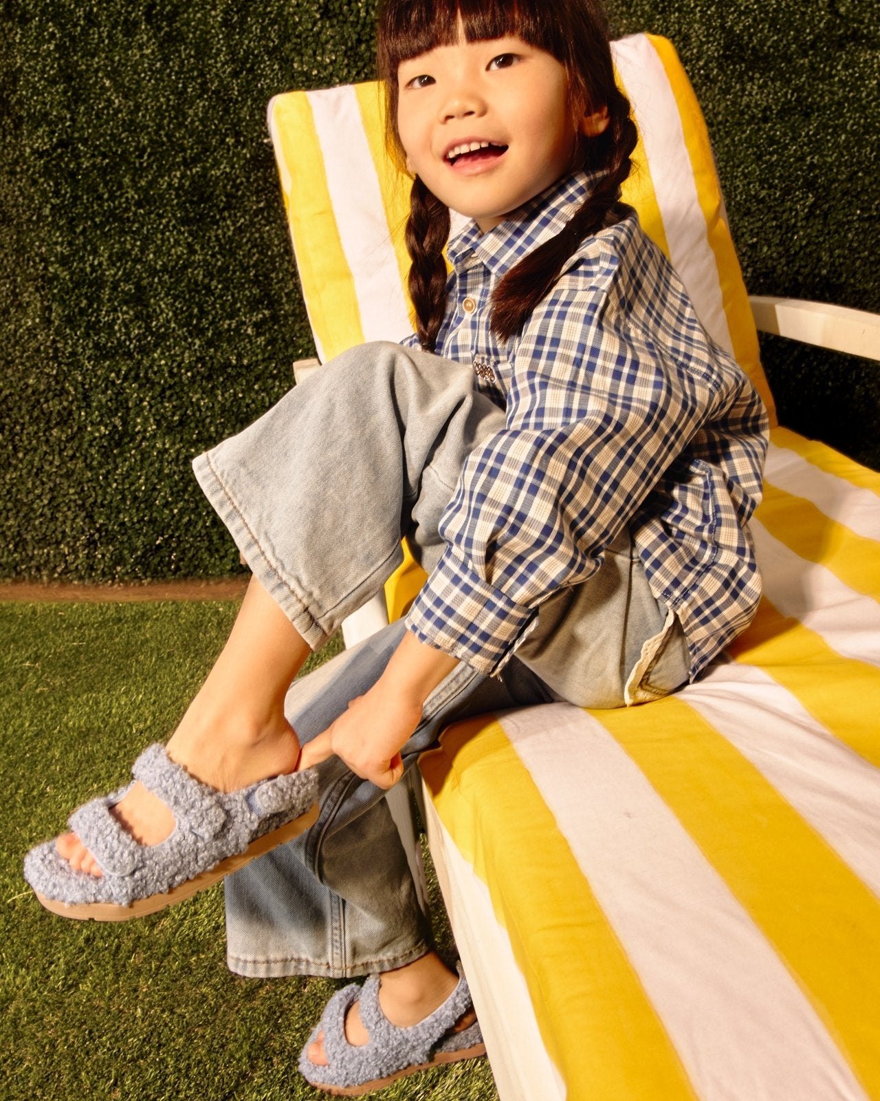 Affy Blue Sandals Age of Innocence