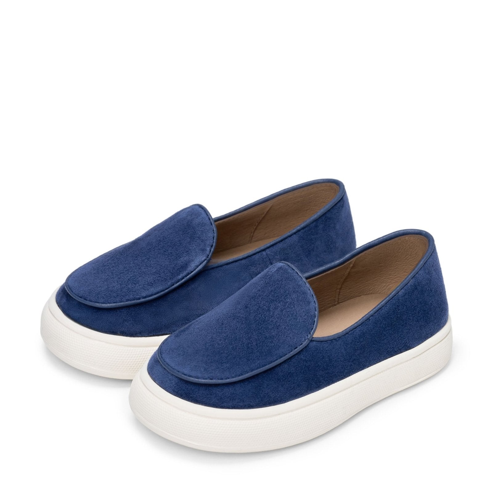 designer Albie Navy Loafers for girls by GENTS by Age of Innocence