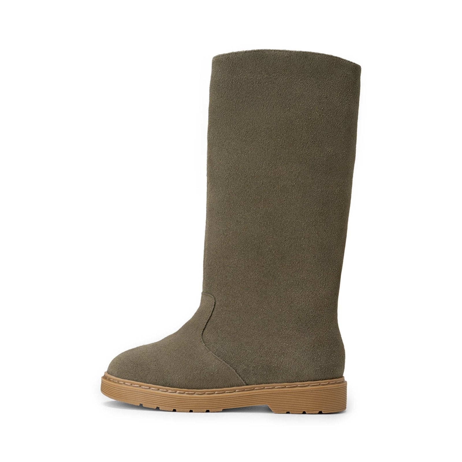 designer Aletta Khaki Boots for girls by Age of Innocence