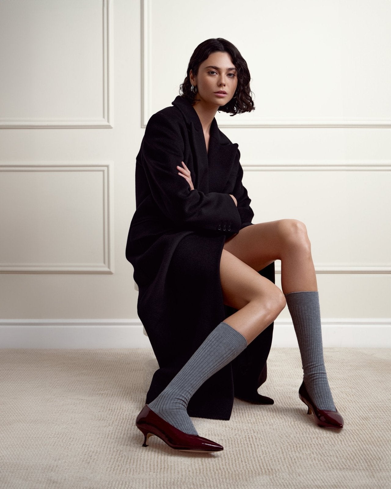 Andrea РL Burgundy Shoes Age of Innocence Women