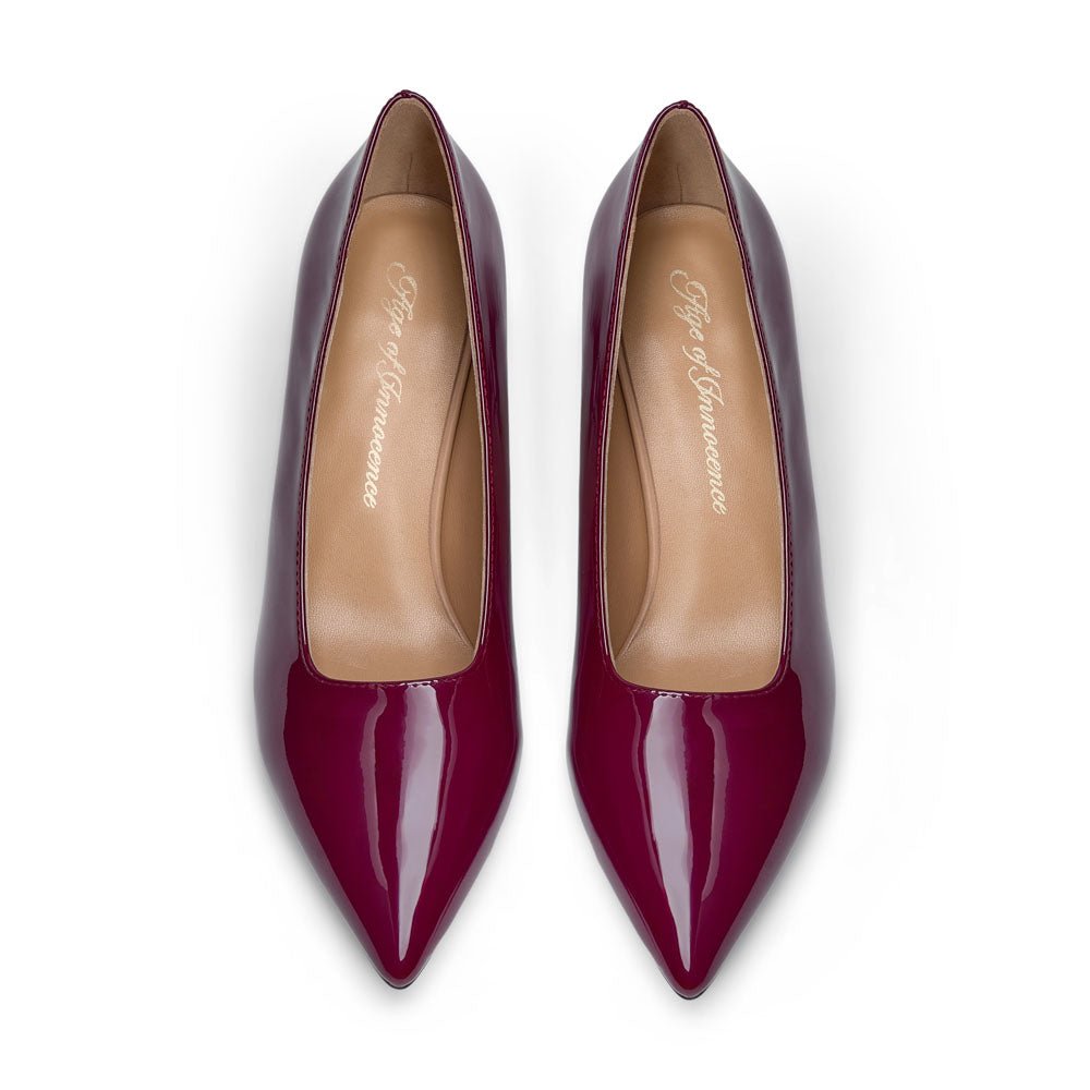 Andrea РL Burgundy Shoes Age of Innocence Women
