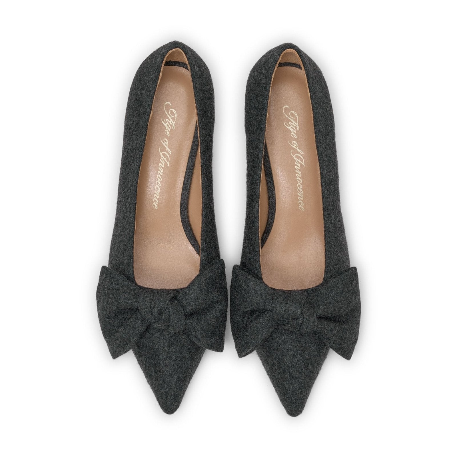 designer Anita 2.0 Wool Grey Shoes for girls by Age of Innocence Women