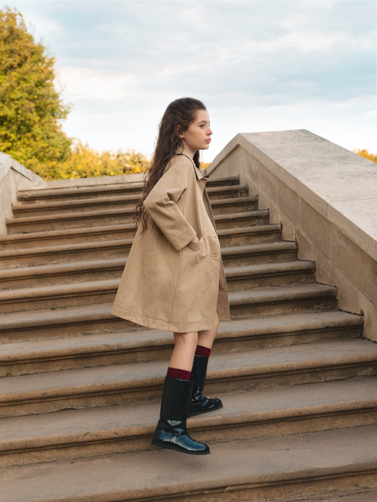 Ann PU Black Boots Age of Innocence
