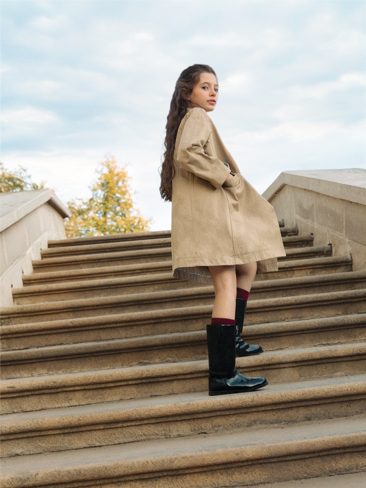Ann PU Black Boots Age of Innocence
