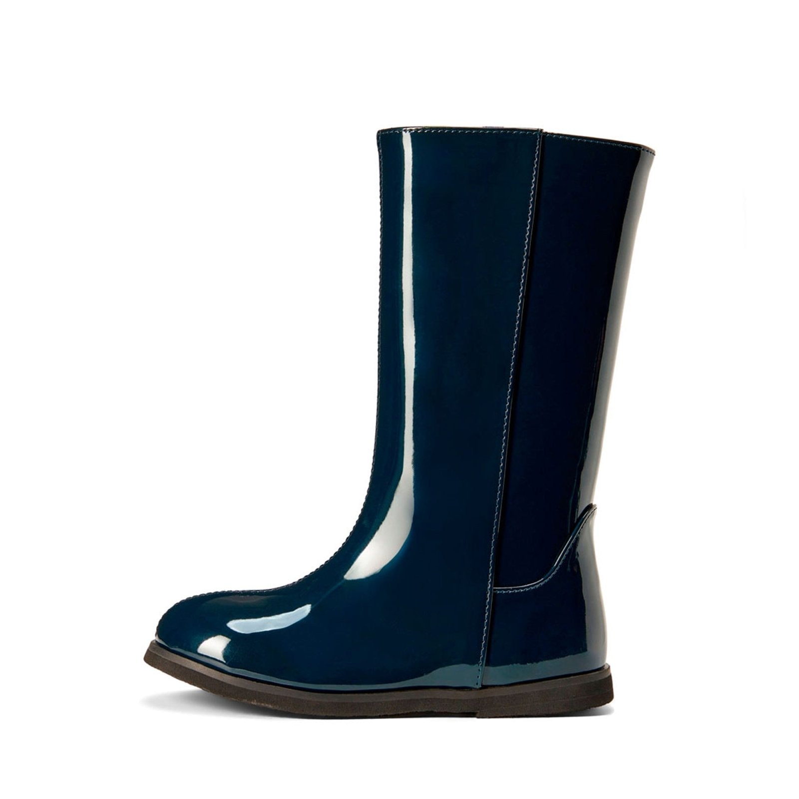 Ann PU Navy Boots Boots Age of Innocence