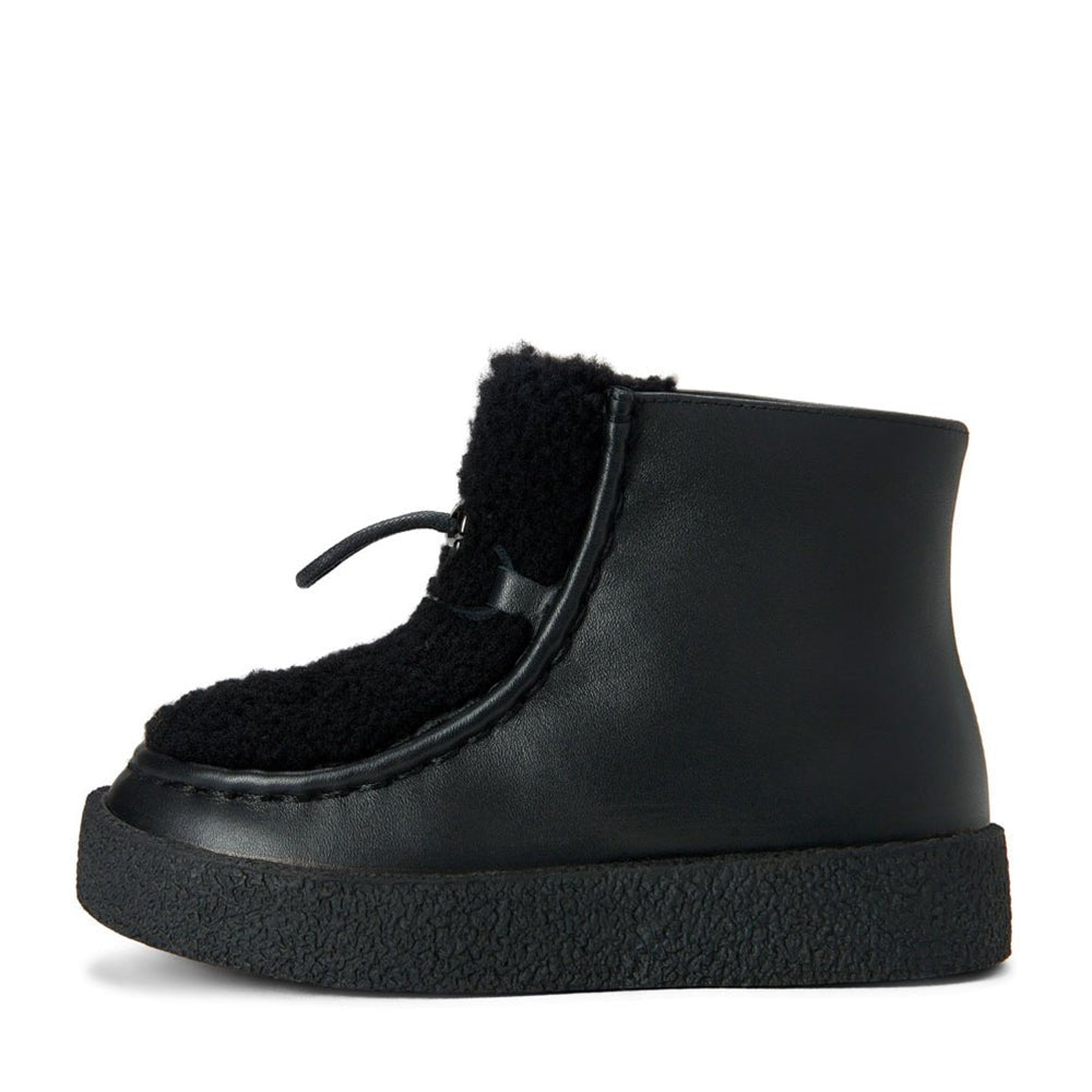 Aspen Leather Black/Black Boots by Age of Innocence
