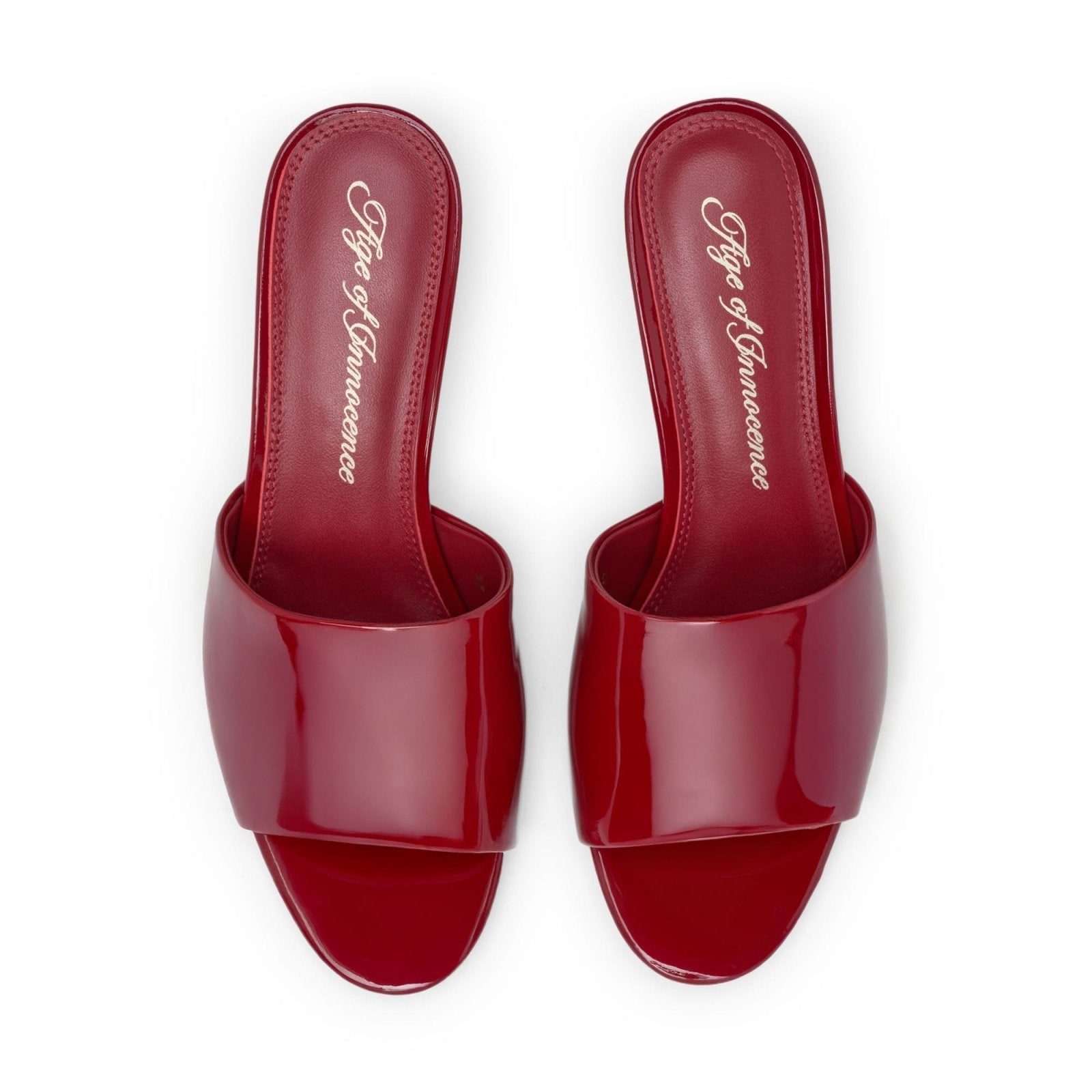 Aurea Burgundy Shoes Age of Innocence Women