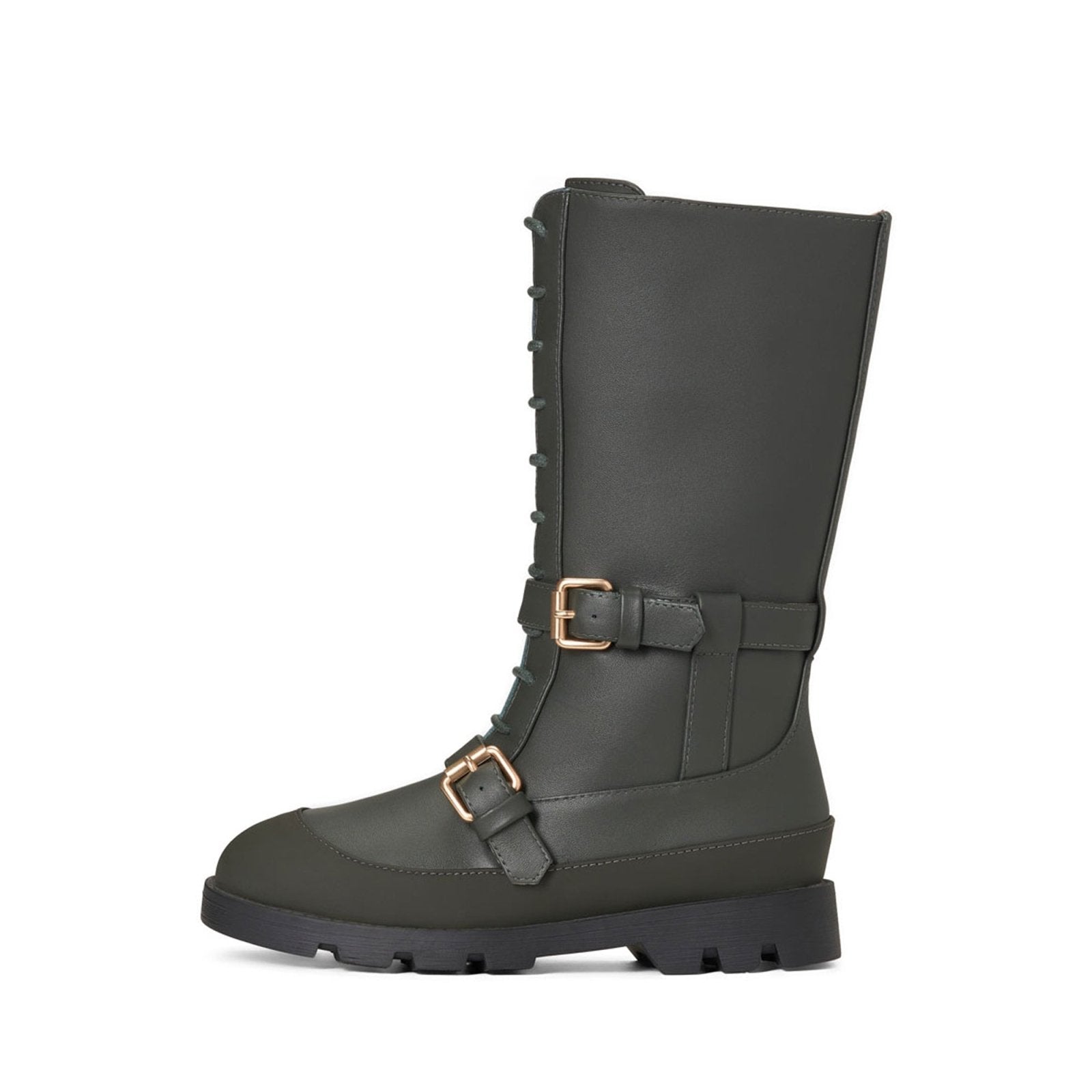 Ayla Dark Khaki Boots Boots Age of Innocence