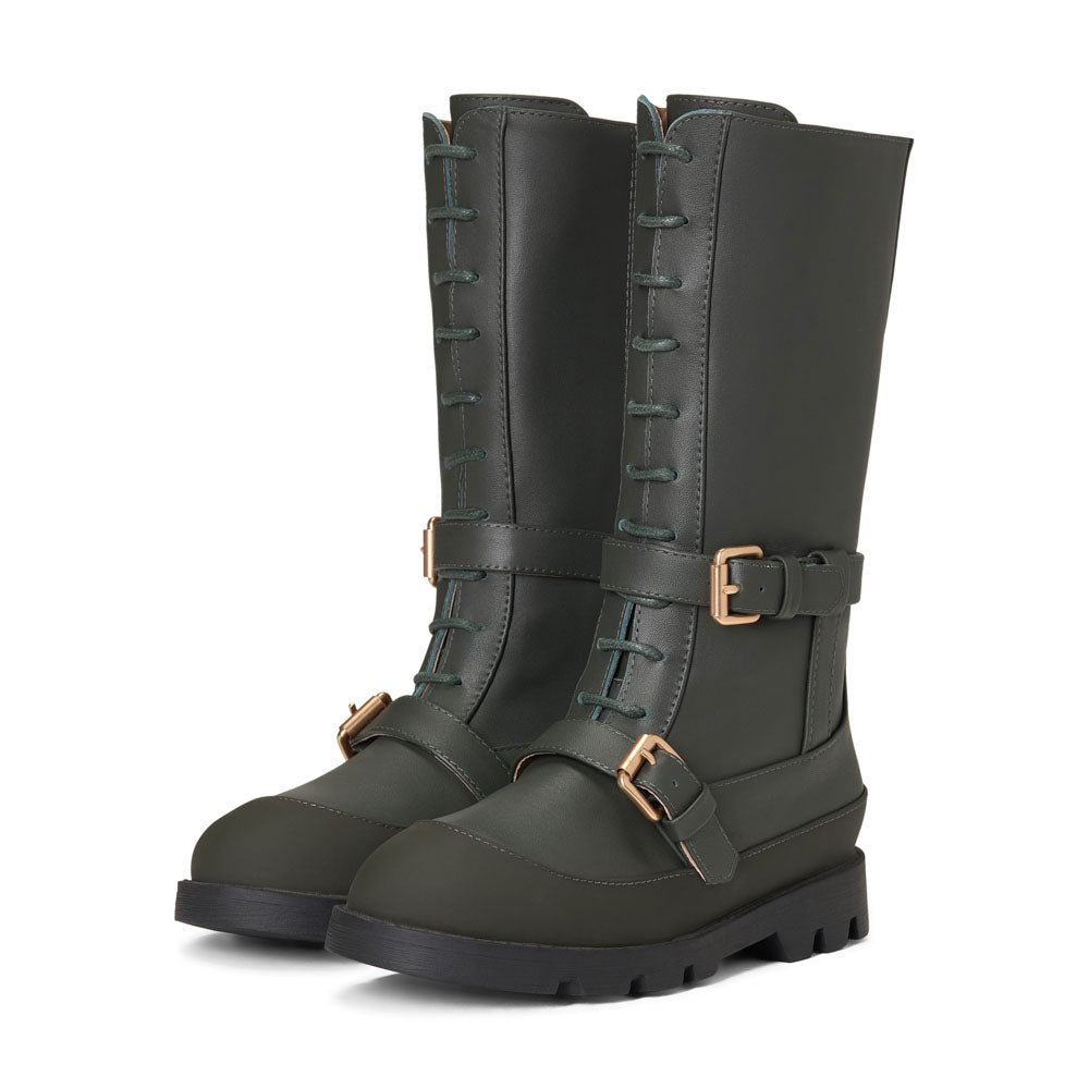 Ayla Dark Khaki Boots Age of Innocence