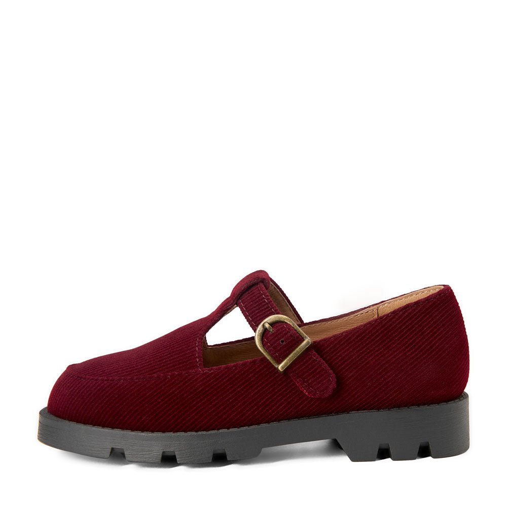 Berta Burgundy Shoes Age of Innocence