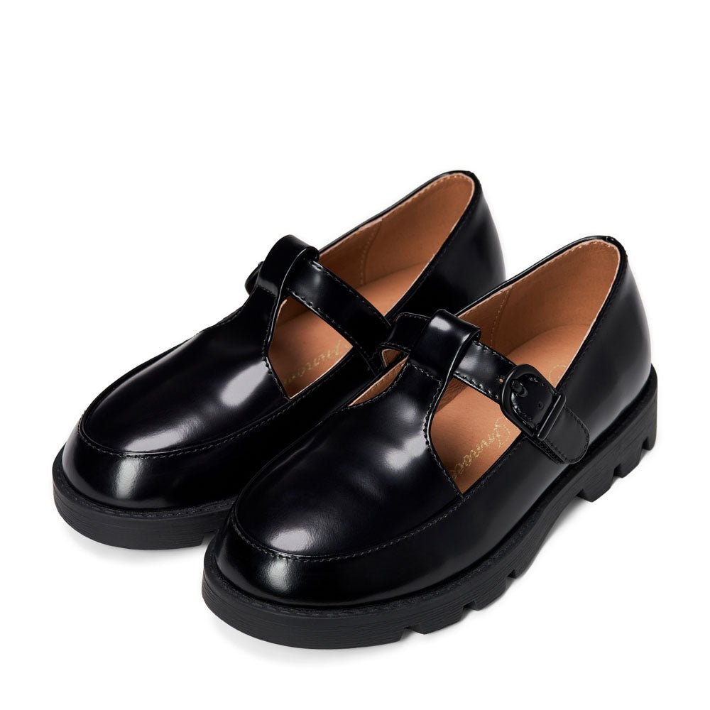 Berta Leather Black Shoes Age of Innocence