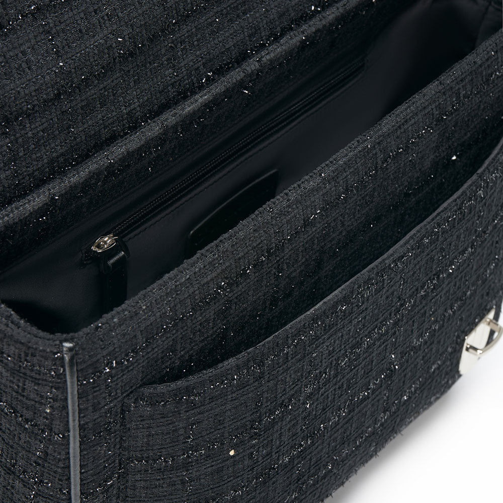 Boston Tweed Black Schoolbag Age of Innocence