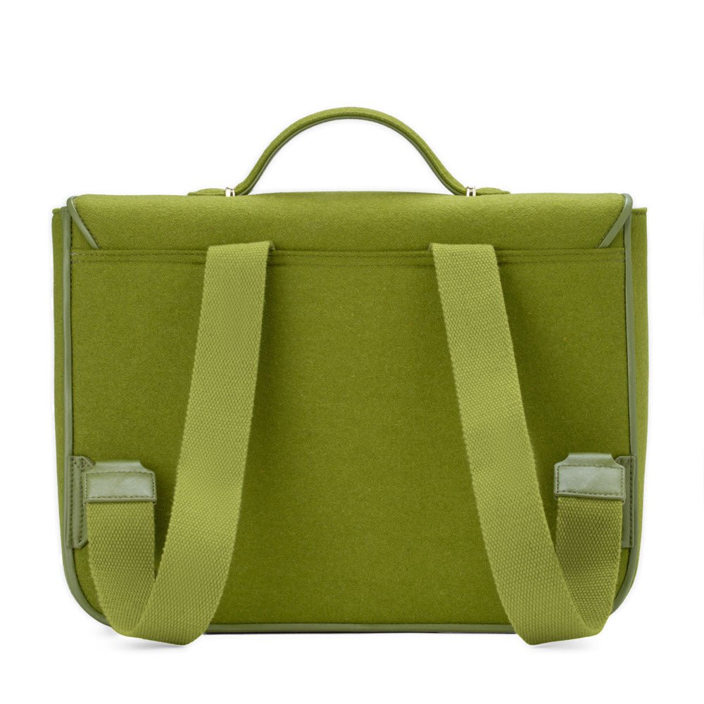 Boston Wool Green Schoolbag Age of Innocence