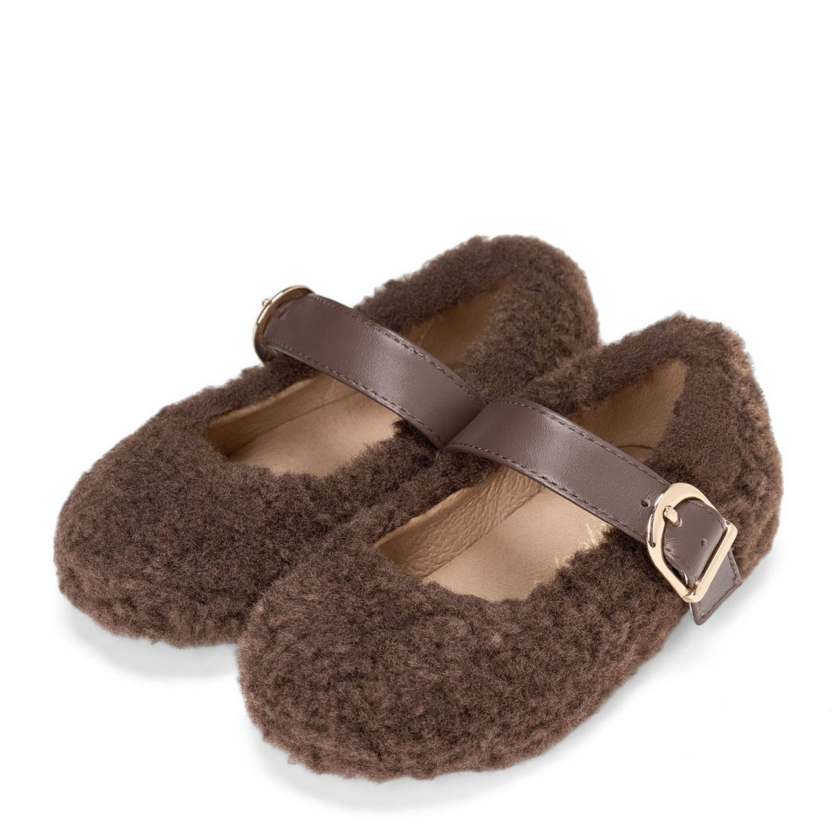 designer Buffy Brown/Brown Shoes for girls by Age of Innocence