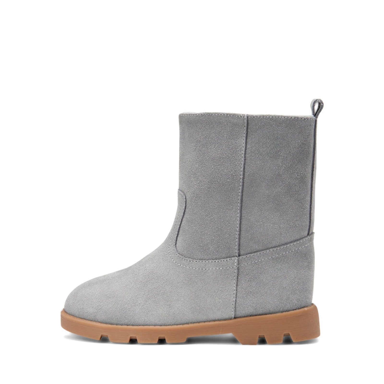 Carine Suede Grey Boots Boots Age of Innocence